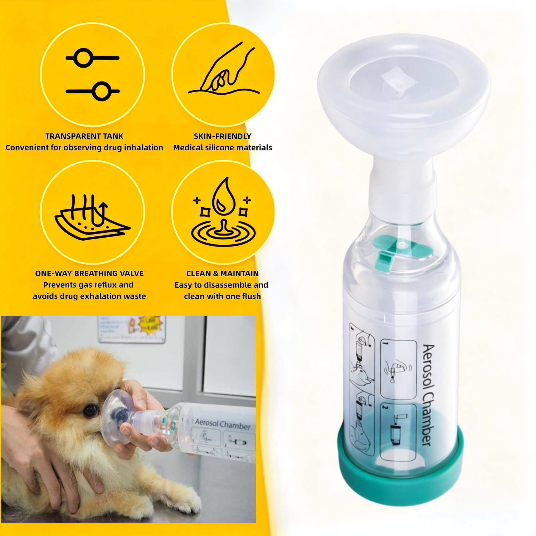 Hvad er et veterinært aerosolkammer?