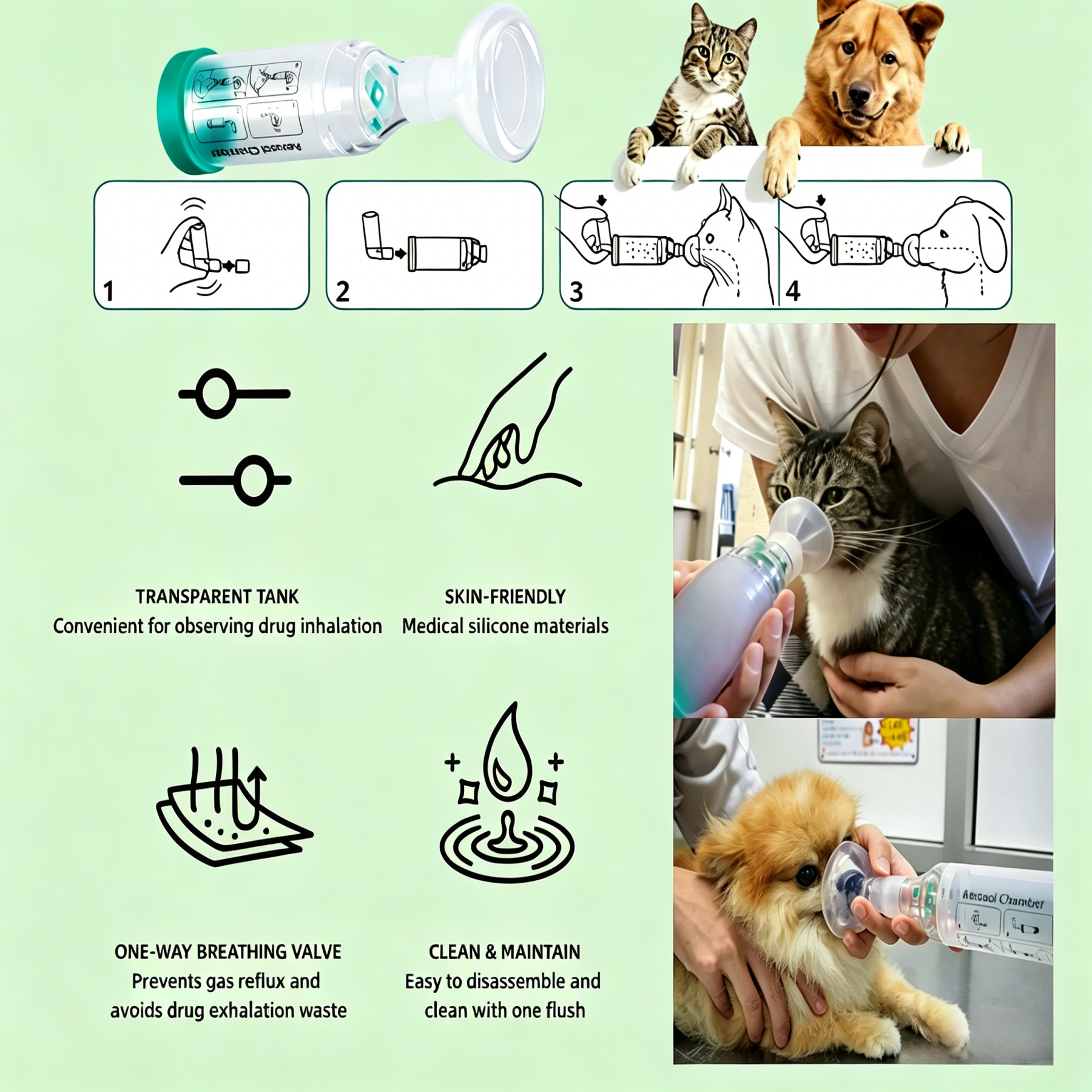 Vores virksomhed har startet masseproduktion af veterinære aerosolkamre, og vi modtager løbende ordrer fra både indenlandske og oversøiske markeder.